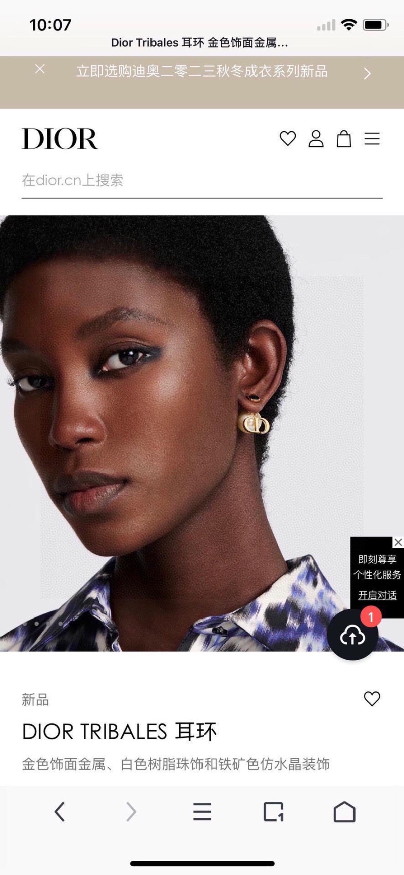 chr1st1an D10r earrings